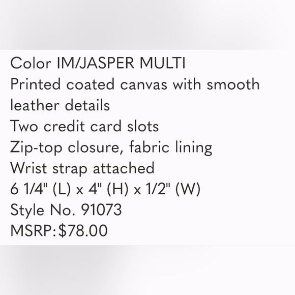 NWT- Coach Red and Pink Heart Corner Zip Wristlet - Picture 3 of 3